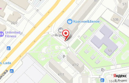 Стройхозмаркет НовоСтрой на проспекте Кулакова на карте