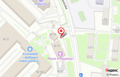 Калибр на Алексеевской на карте