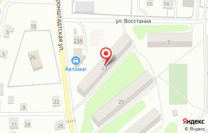 Магазин разливного пива Варница на Кронштадтской улице на карте