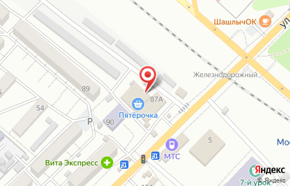 Банкомат ВТБ на Заводской улице, 87б на карте