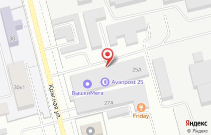 Автошкола Техническая школа на Красной улице на карте