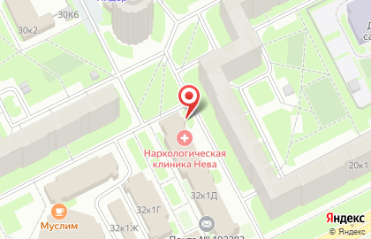 Центр бытовых услуг Наташа в Фрунзенском районе на карте