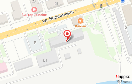 Салон связи Связной на улице Вершинина на карте