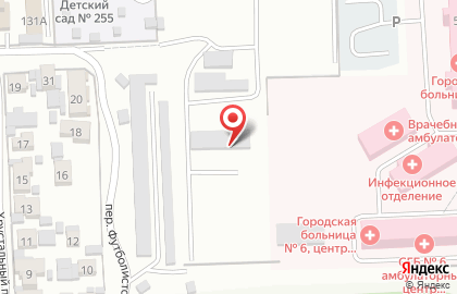 Городская больница №6 на улице Советской Армии на карте