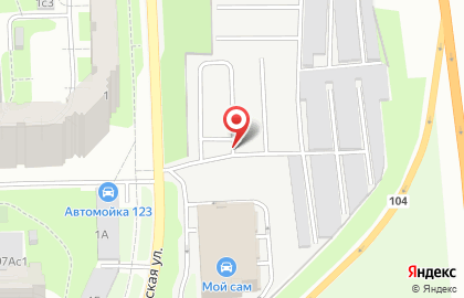 Автостоянка Хроматрон-2 на карте