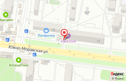 Магазин Семь дней на Южно-Моравской улице, 54 на карте