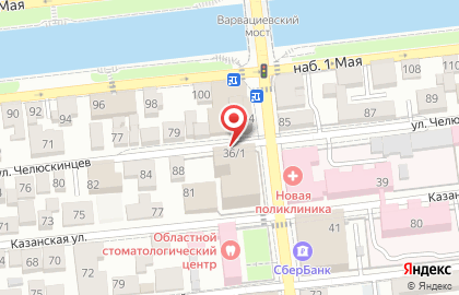 Юг-партнер Астрахань на карте