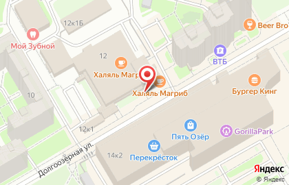 Александрия на Долгоозёрной улице на карте