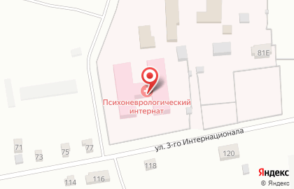 Бабушкинский психоневрологический интернат на карте