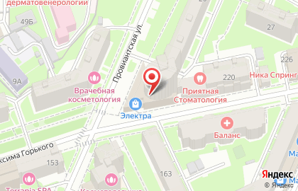 Школа иностранного языка Smart Education на улице Максима Горького на карте