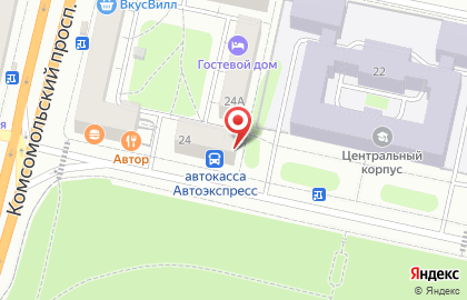 Продовольственный магазин на набережной Афанасия Никитина на карте