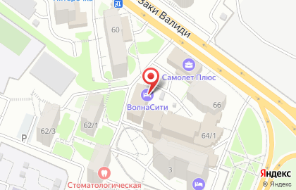 Центр студенческих инициатив на улице Заки Валиди на карте