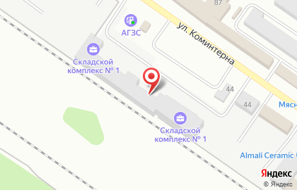 Транспортная компания Артэк на улице Коминтерна на карте