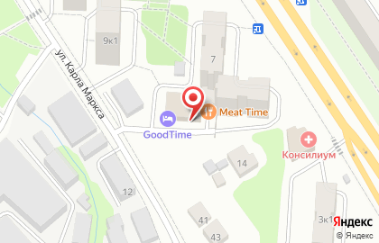 Отель Good Time на карте