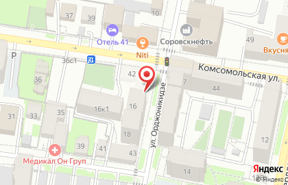 Русский Букет на улице Орджоникидзе на карте