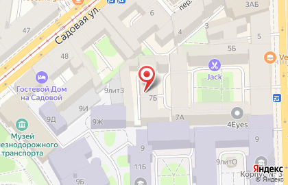 Ситибанк (круглосуточно) на Малой Садовой улице на карте