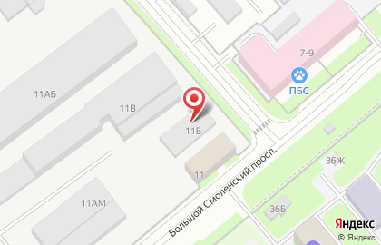 Производственная компания Северсталь подъемные технологии на Большом Смоленском проспекте на карте