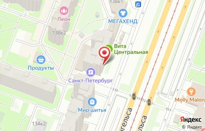 Магазин дверей в ТЦ СтройДвор на проспекте Энгельса на карте