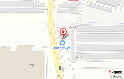 Мойка самообслуживания bkf Service на улице Щорса на карте