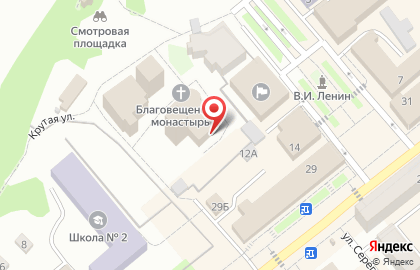 Церковь Всех Святых Свято-Благовещенский женский монастырь на карте
