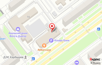 Банкомат АКБ Газбанк на проспекте Ленинского Комсомола на карте