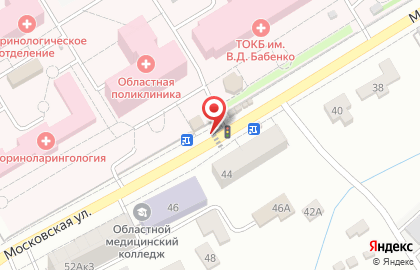 Фруктово-овощная лавка на Московской улице на карте