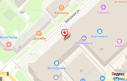 Магазин для парикмахеров Шпилька в Московском районе на карте