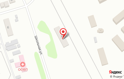 Отделение общей врачебной практики на Школьной улице на карте