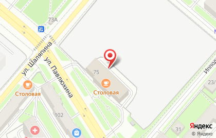 ОАО Банкомат, АКБ Абсолют Банк на улице Павлюхина на карте