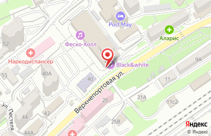 Караоке-бар Black & White в Фрунзенском районе на карте