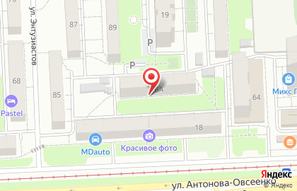 Ремонтно-монтажная компания СантехСервис на улице Антонова-Овсеенко на карте