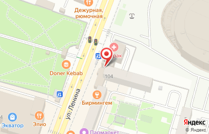 Магазин Мясной Дворик в Советском районе на карте