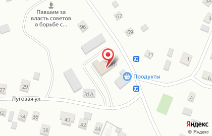 Санниковское на Луговой улице на карте