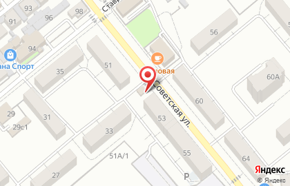 Продовольственный магазин Garibaldi в Центральном районе на карте