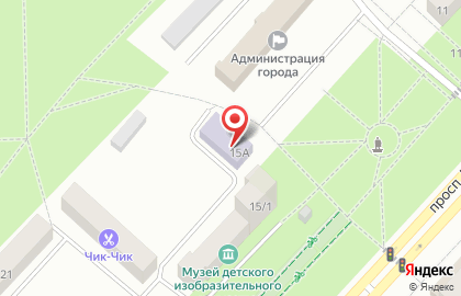Детская музыкальная школа №18 на проспекте Победы на карте