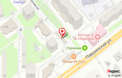 Магазин овощей и фруктов в Москве на карте