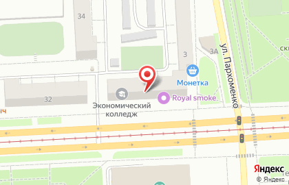 Представительство университета Синергия на проспекте Ленина на карте