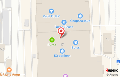 Магазин аксессуаров Мир чехлов в Ханты-Мансийске на карте