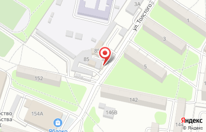 Radius на улице Толстого на карте