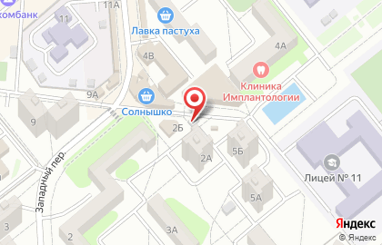 Магазин канцелярских товаров Отличник в Западном переулке на карте