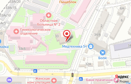 Министерство здравоохранения Ростовской области на карте