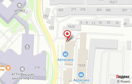 Магазин автозапчастей в Казани на карте