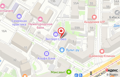 Пульт.ру, магазин аудиотехники Hi-Fi и High-End и домашних кинотеатров в Нижнем Новгороде на карте