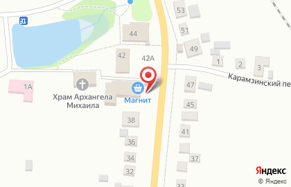 Супермаркет Магнит в Ленинском районе на карте