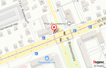 ОАО Банкомат, Сбербанк России на улице Ворошилова на карте