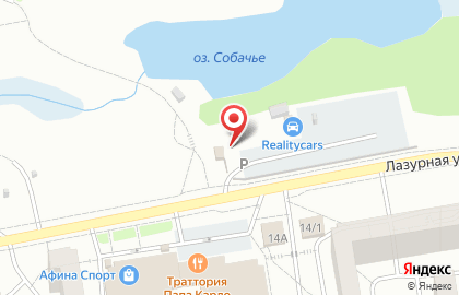 Автостоянка в Новосибирске на карте