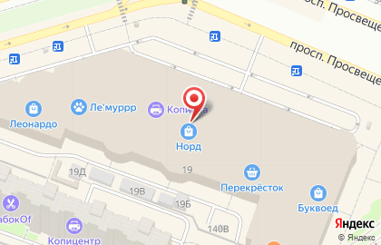 Банкомат Уралсиб на проспекте Просвещения, 19 на карте