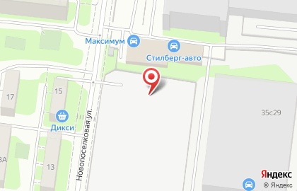ЕвроСтрой на Новопоселковой улице на карте