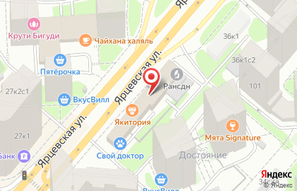Компания FORTIS metal design на Ярцевской улице на карте