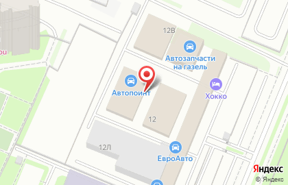 Автомагазин в Санкт-Петербурге на карте